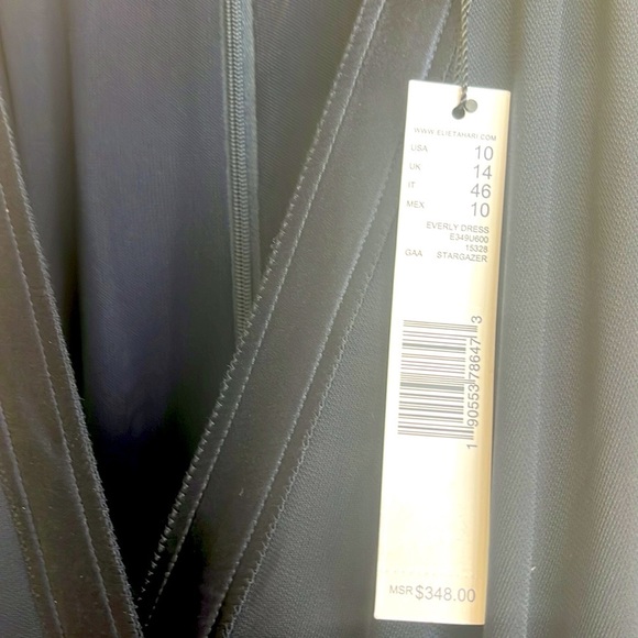 ELIE TAHARI  Everly Silk Trim Sleeveless Maxi Dress/Gown - Picture 11 of 15